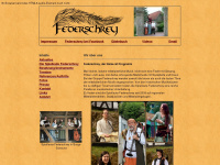 federschrey.de Webseite Vorschau