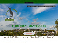 zum-hirsch-hirschberg.de Webseite Vorschau