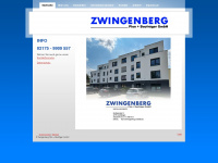 zwingenberg-bautraeger.de Webseite Vorschau