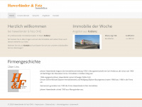 hawerlaender-fetz.de Webseite Vorschau