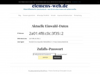 clemens-web.de Webseite Vorschau