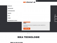rika.it Webseite Vorschau