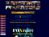 foxtrott-tanzband.de Webseite Vorschau