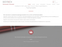 rae-weyrich.de Webseite Vorschau