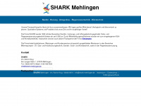 shark-mehlingen.de Webseite Vorschau