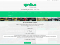 geba-verladetechnik-gmbh.de Webseite Vorschau