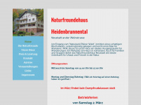 naturfreundehaus-neustadt.de Webseite Vorschau