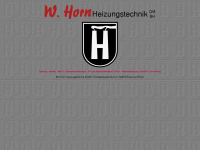 whorn-heizungstechnik.de Webseite Vorschau