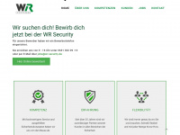 wr-security.de Webseite Vorschau
