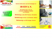 3b-edv.de Webseite Vorschau