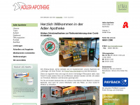 adler-apotheke-pruem.de Webseite Vorschau