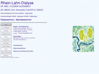rhein-lahn-dialyse.de Webseite Vorschau
