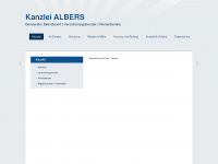 kanzlei-albers.de Webseite Vorschau