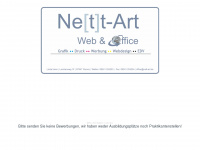 nett-art.de Webseite Vorschau