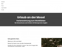 fewo-mosel.de Webseite Vorschau