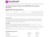 bmi-rechner24.de Webseite Vorschau