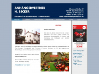 anhaenger-becker.de Webseite Vorschau