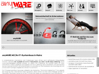anyware.ag Webseite Vorschau
