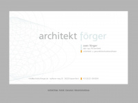 architekt-foerger.de Webseite Vorschau