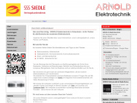 arnold-elektro.de Webseite Vorschau