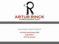 arturrinck.de Webseite Vorschau