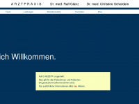 arztpraxis-dr-glanz.de Webseite Vorschau