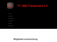 tv-frankeneck.de Webseite Vorschau