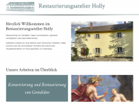 atelier-holly.de Webseite Vorschau