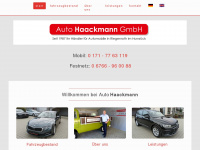auto-haackmann.de Webseite Vorschau