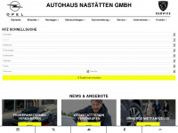 autohaus-nastaetten.de Webseite Vorschau