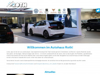 autohaus-roth.de Webseite Vorschau
