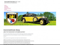 automobil-club-alzey.de Webseite Vorschau