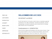 avc-dick.de Webseite Vorschau