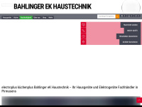 bahlinger-ek-haustechnik.de Webseite Vorschau