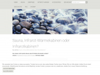 sauna-infrarot.com Webseite Vorschau