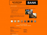 bank-natursteine.de Webseite Vorschau
