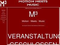 motion-meets-music.de Webseite Vorschau
