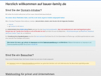 bauer-family.de Webseite Vorschau
