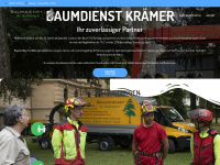 baumdienst-kraemer.de Webseite Vorschau