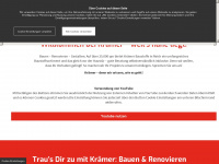 baustoffe-kraemer.de Webseite Vorschau