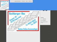 bechberger-bau.de Webseite Vorschau