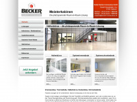 becker-innenausbau.de Webseite Vorschau