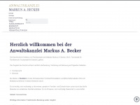 becker-recht.de Webseite Vorschau