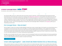 maler-cramer.com Webseite Vorschau