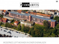 p-town-lofts.de Webseite Vorschau