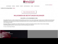 bestattungen-wildanger.de Webseite Vorschau
