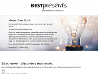 best-presents.de Webseite Vorschau