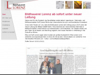 bildhauerei-lorenz.de Webseite Vorschau