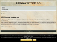 bildhauerei-thiele.de Webseite Vorschau