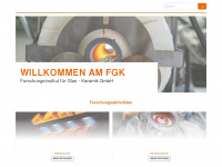 fgk-keramik.de Webseite Vorschau